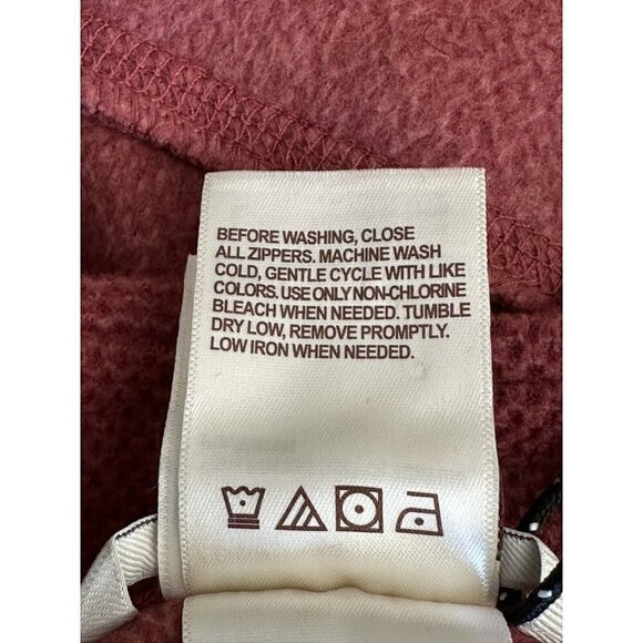 Avalanche Burgundy Full Zip Mock Neck Long Sleeve Jacket w/Pockets Women's Sz L - Picture 12 of 12